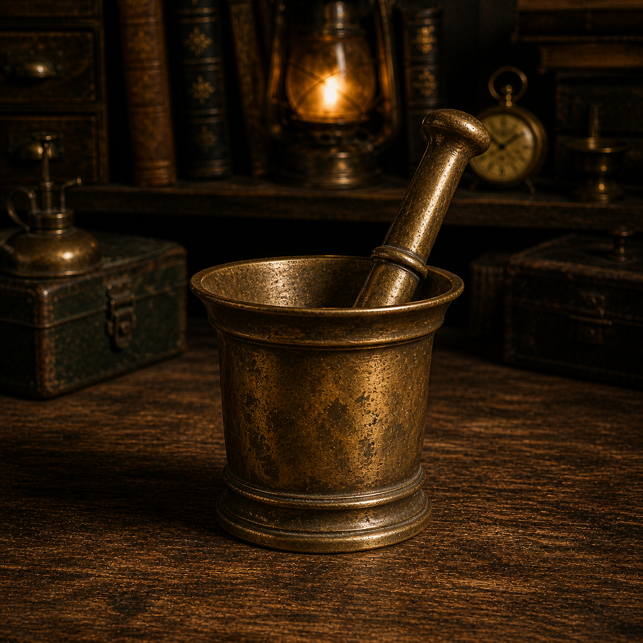 Brass Mortar & Pestle