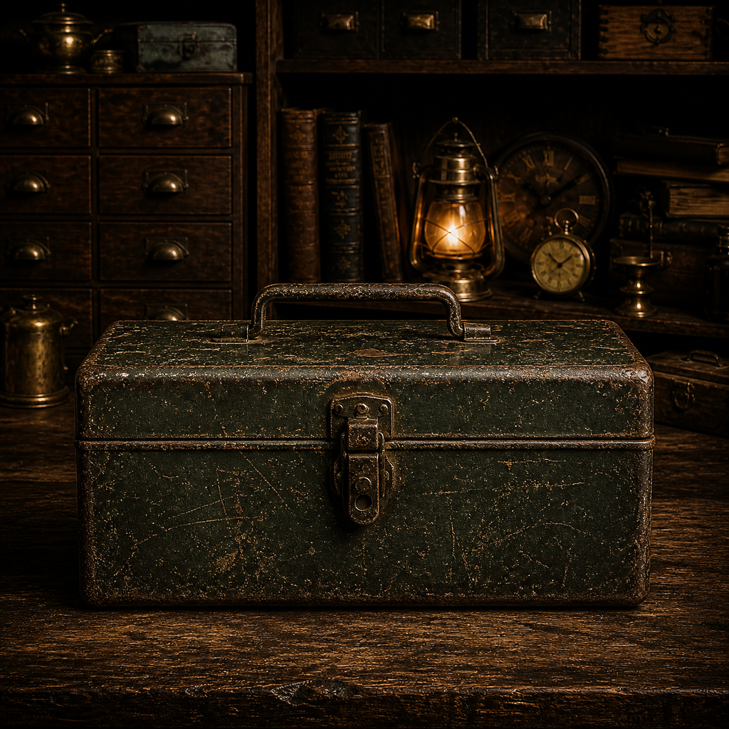 Vintage Metal Toolbox